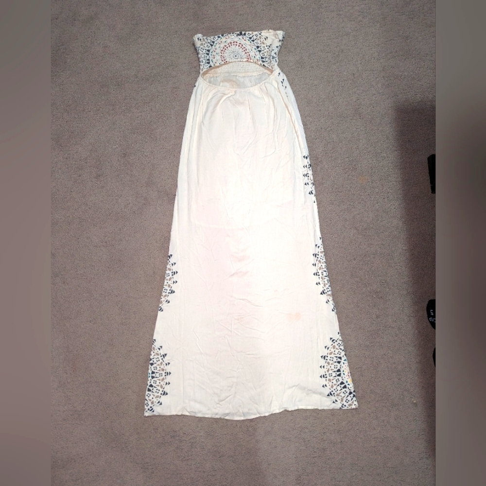 Element Bohemian Cut Out Back Maxi Dress